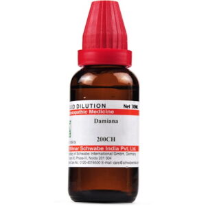 Medicines Mall - Willmar Schwabe India Damiana (200CH) (30 ML) Dilutions