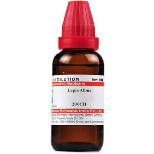 Medicines Mall - Willmar Schwabe India Lapis Albus (200CH) (100 ML) Dilutions