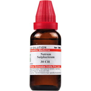 Medicines Mall - Willmar Schwabe India Natrum Sulphuricum / Sulfuricum (30CH) (30 ML) Dilutions