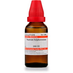 Medicines Mall - Willmar Schwabe India Natrum Sulphurosum (200CH) (100 ML) Dilutions