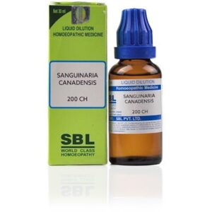 Medicines Mall - SBL Sanguinaria Canadensis (200CH) (30 ML) Dilutions