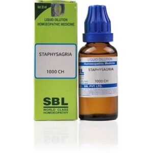 Medicines Mall - SBL Staphysagria (1M / 1000CH) (30 ML) Dilutions